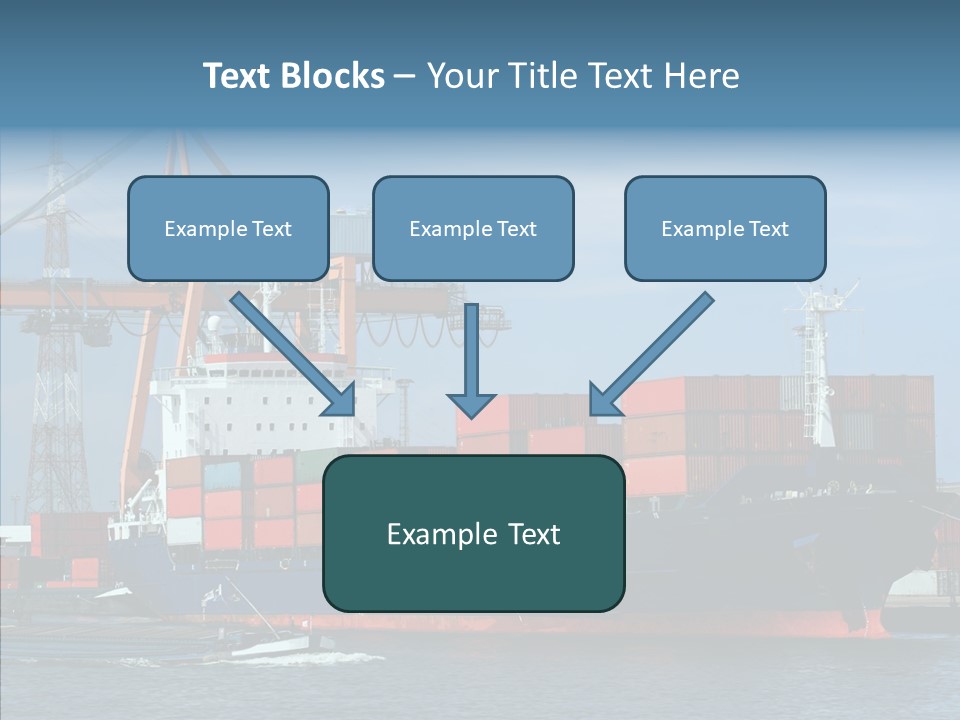 Trade Carrier Discharge PowerPoint Template