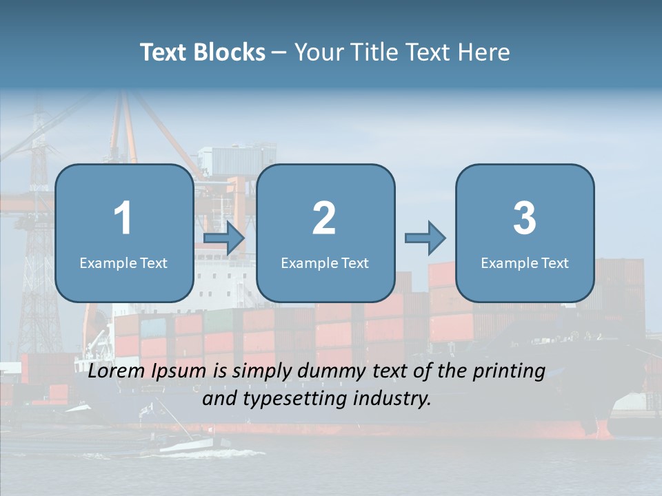 Trade Carrier Discharge PowerPoint Template