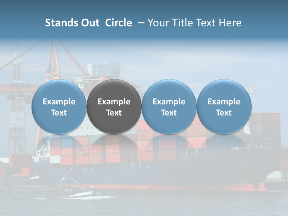 Trade Carrier Discharge PowerPoint Template