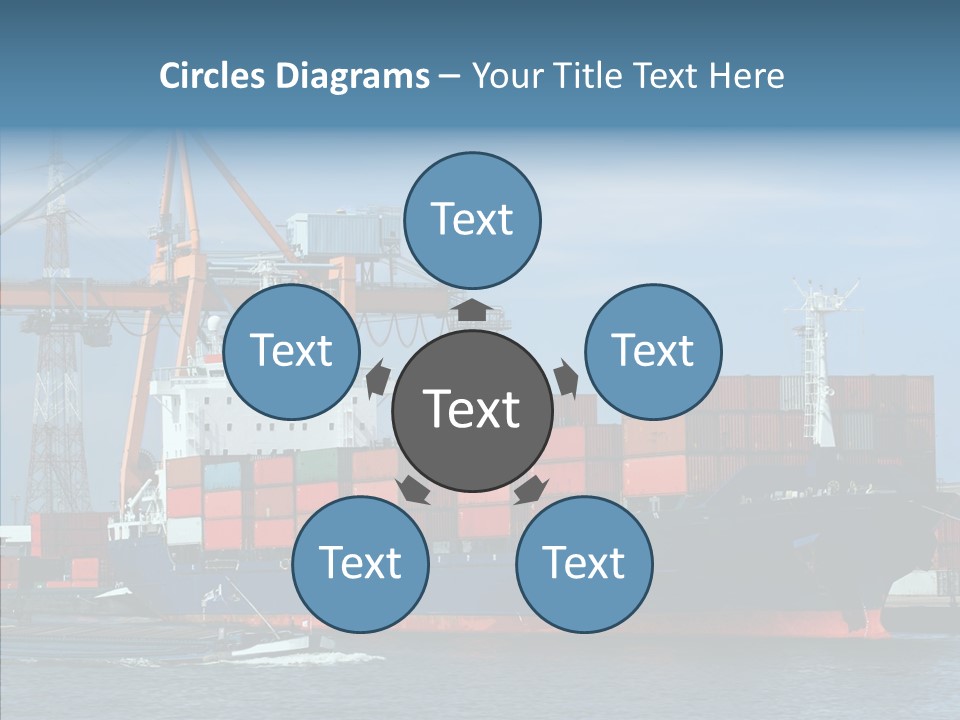 Trade Carrier Discharge PowerPoint Template