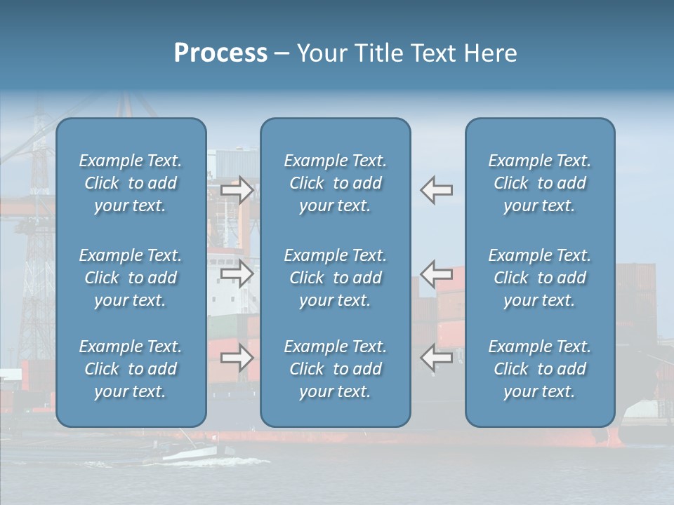 Trade Carrier Discharge PowerPoint Template