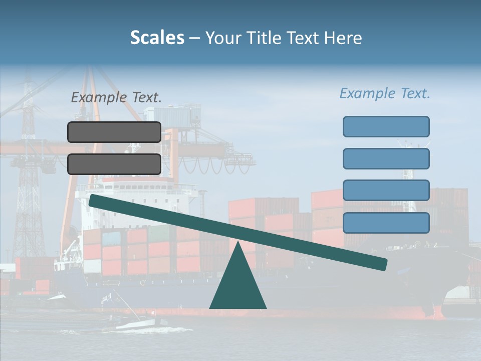 Trade Carrier Discharge PowerPoint Template