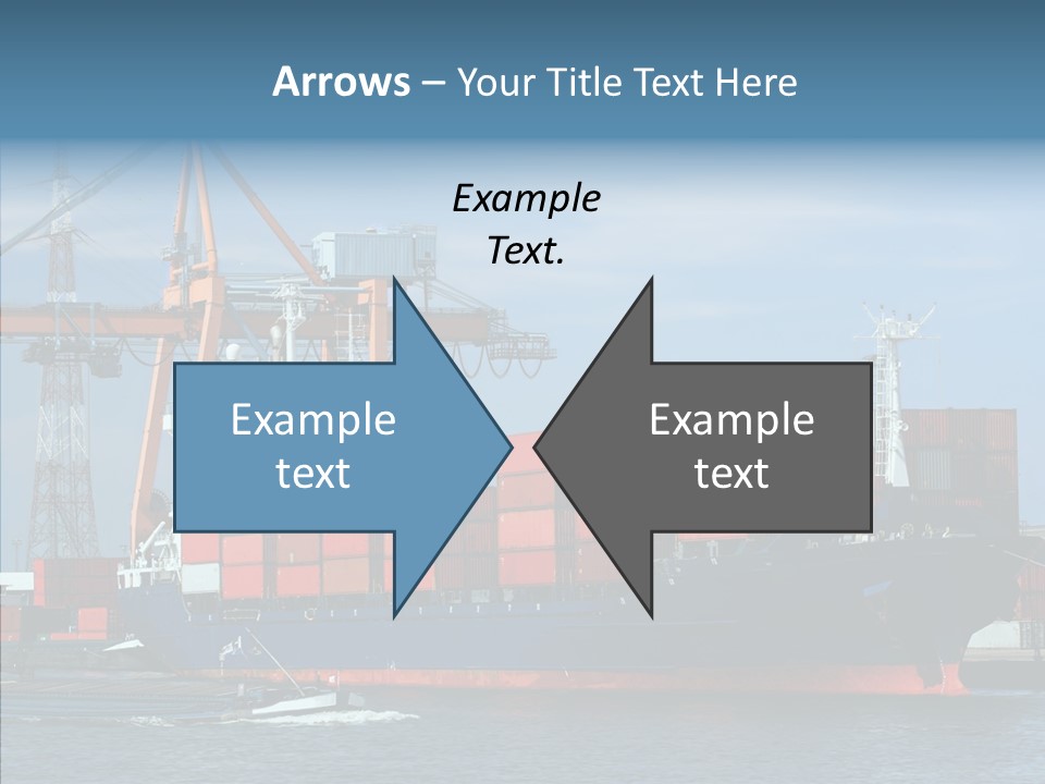 Trade Carrier Discharge PowerPoint Template