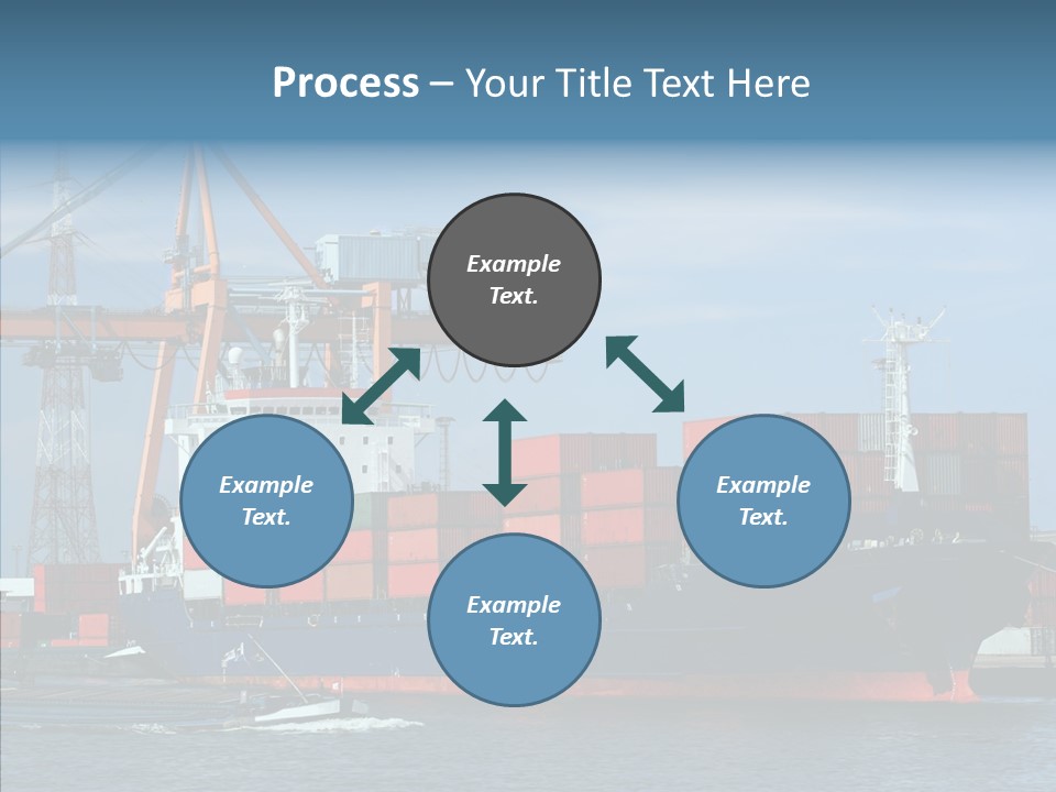 Trade Carrier Discharge PowerPoint Template