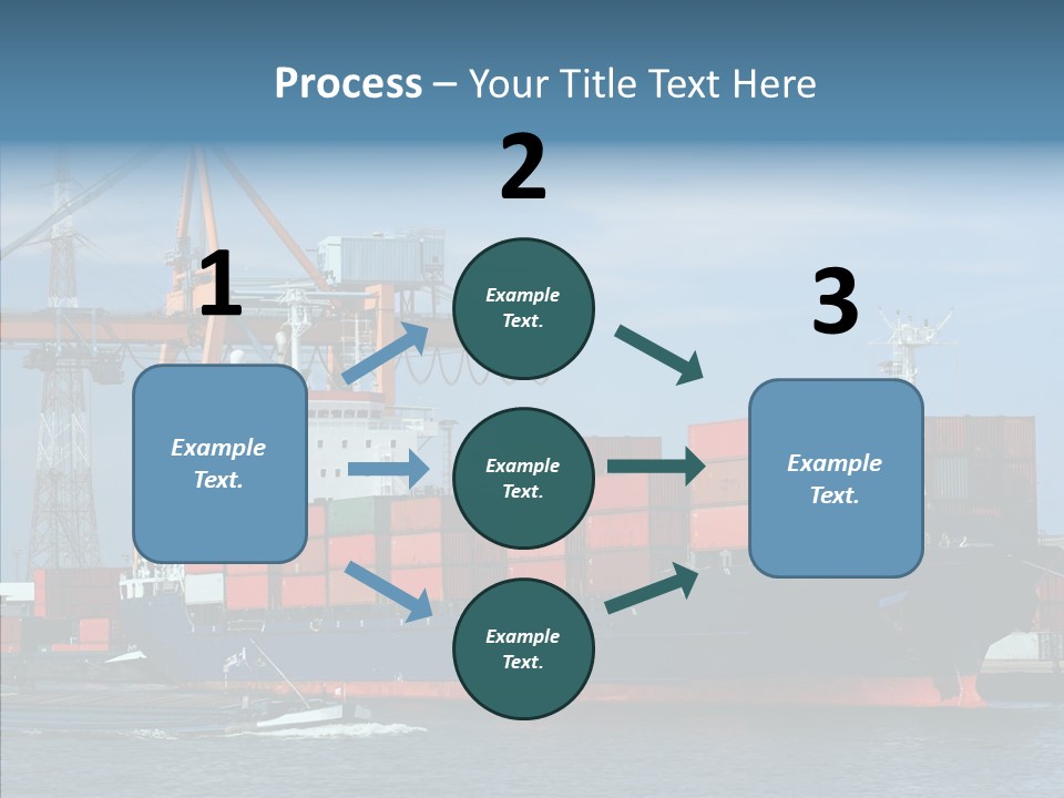 Trade Carrier Discharge PowerPoint Template