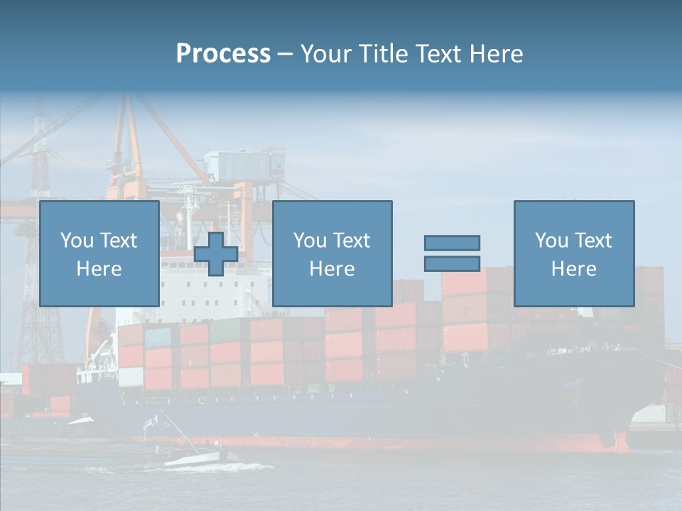 Trade Carrier Discharge PowerPoint Template