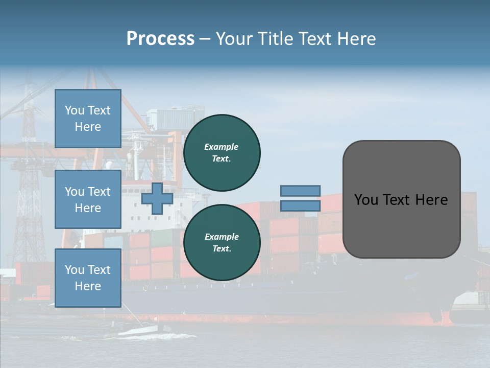 Trade Carrier Discharge PowerPoint Template