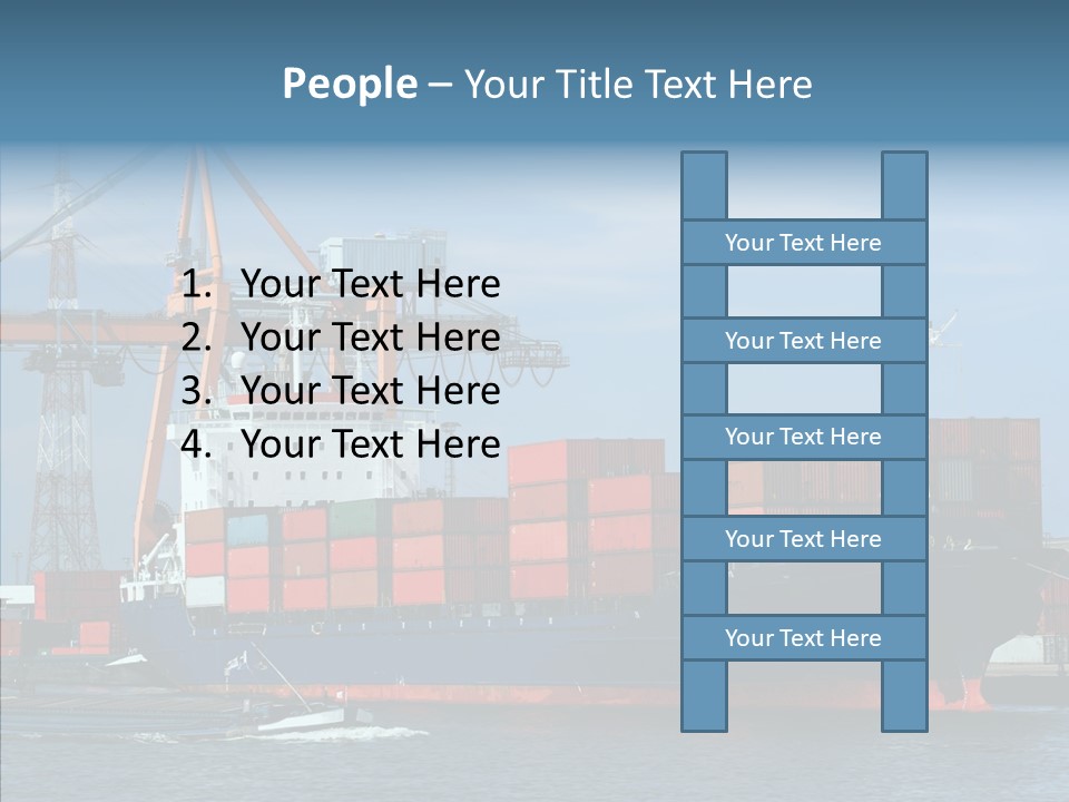Trade Carrier Discharge PowerPoint Template