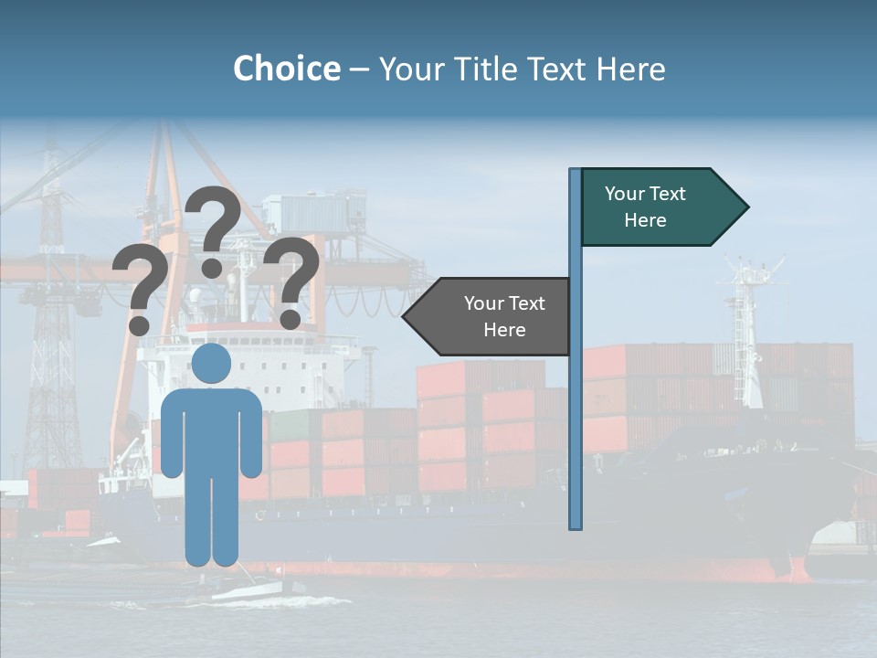 Trade Carrier Discharge PowerPoint Template