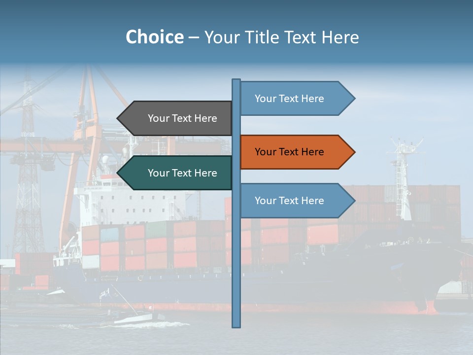 Trade Carrier Discharge PowerPoint Template