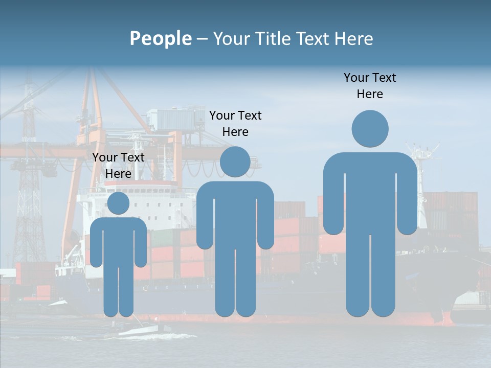 Trade Carrier Discharge PowerPoint Template