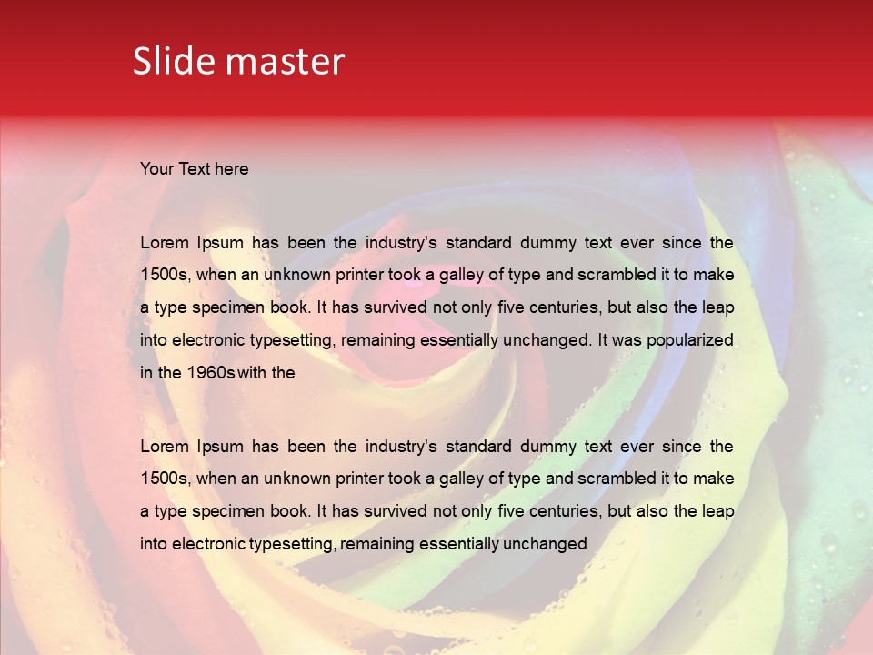 Nature Bright Petal PowerPoint Template