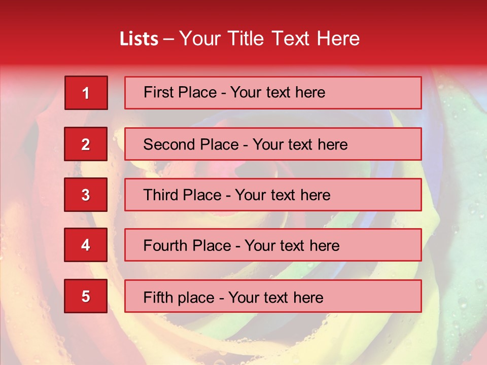 Nature Bright Petal PowerPoint Template