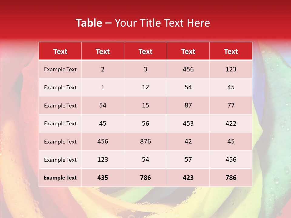 Nature Bright Petal PowerPoint Template