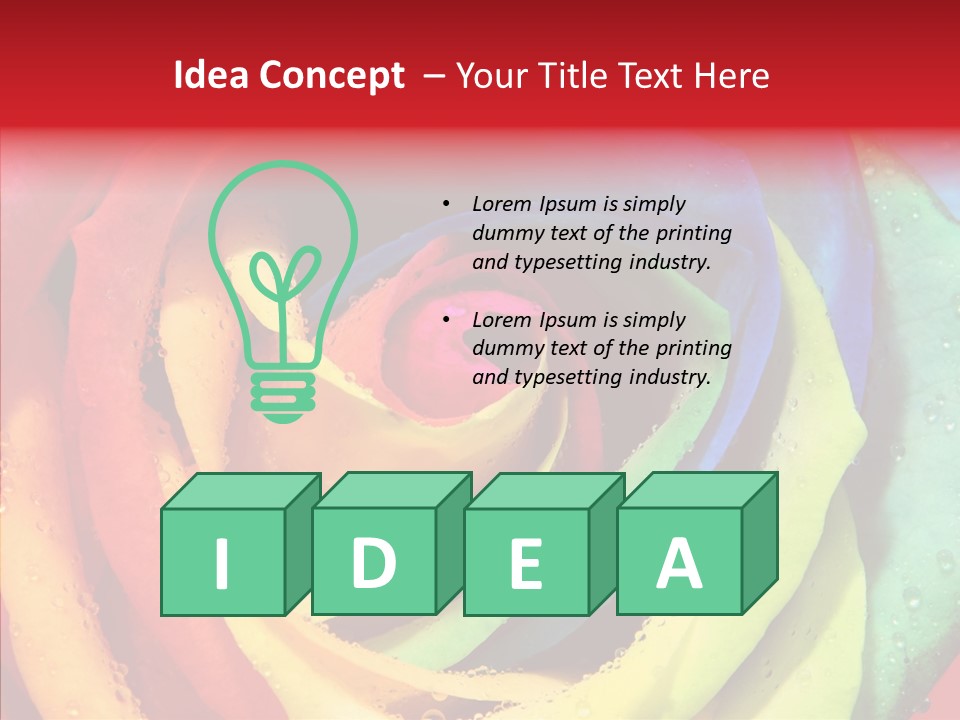 Nature Bright Petal PowerPoint Template