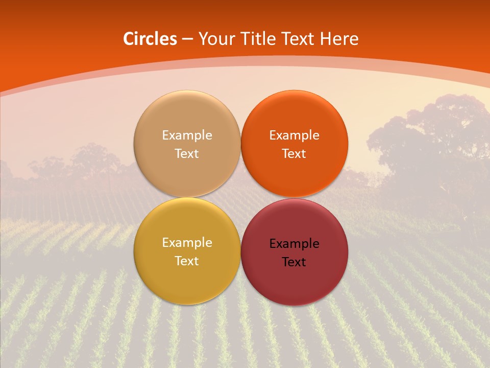 Colour Country Hills PowerPoint Template