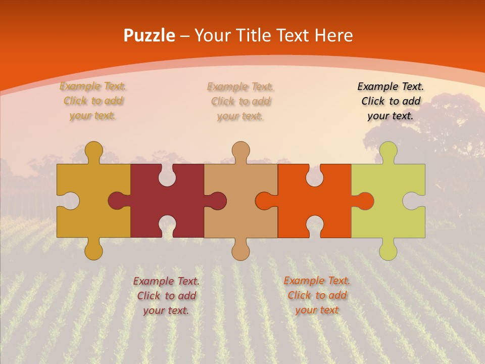 Colour Country Hills PowerPoint Template