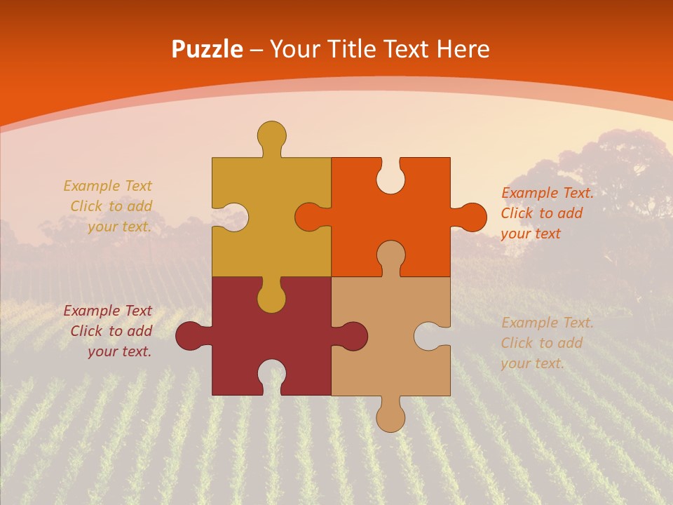 Colour Country Hills PowerPoint Template