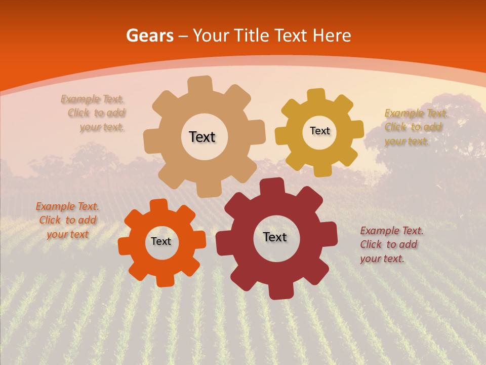 Colour Country Hills PowerPoint Template