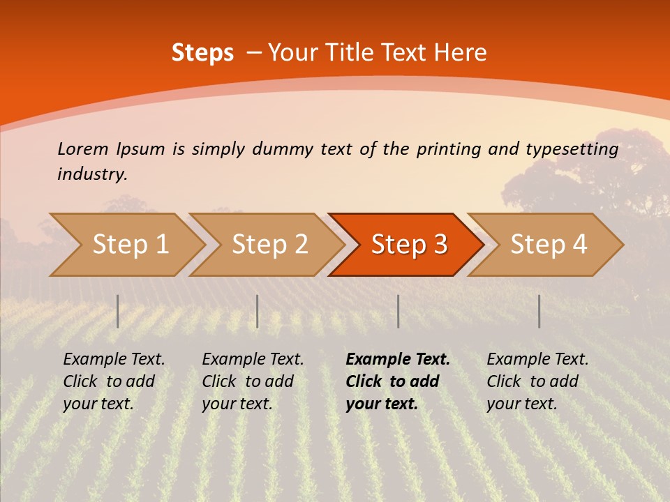 Colour Country Hills PowerPoint Template