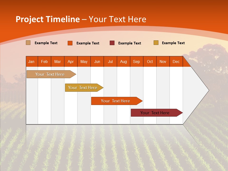 Colour Country Hills PowerPoint Template