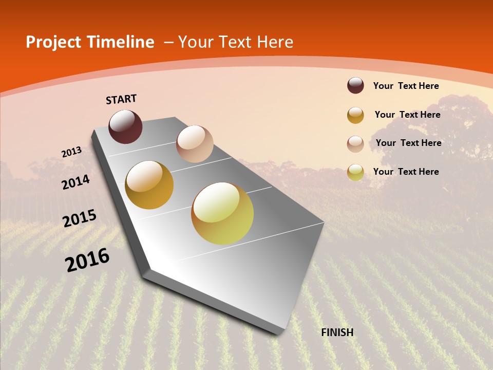 Colour Country Hills PowerPoint Template