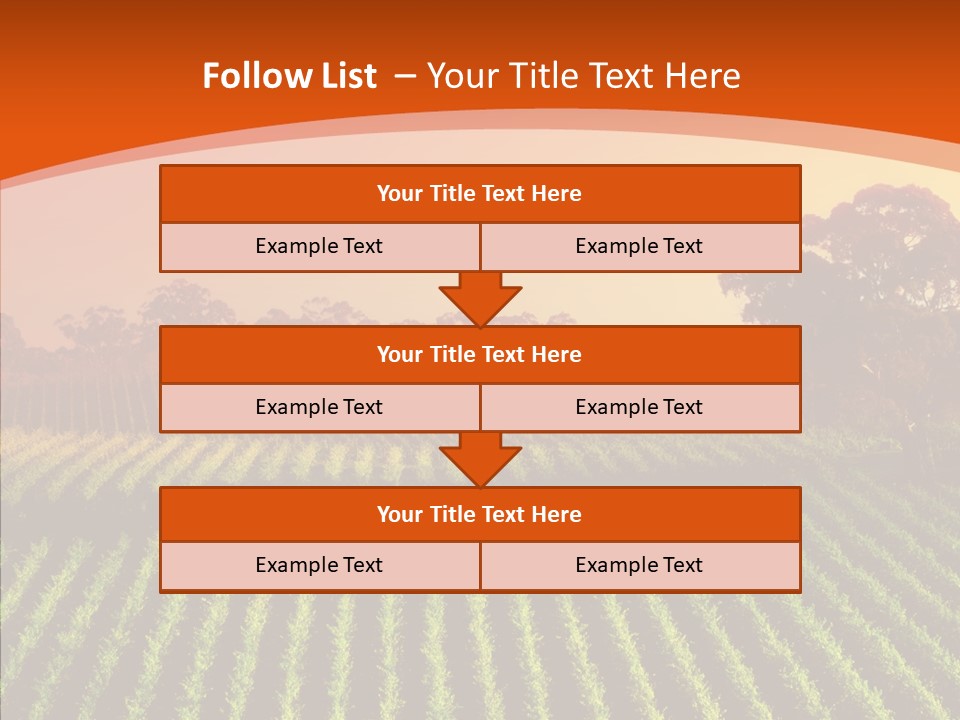Colour Country Hills PowerPoint Template