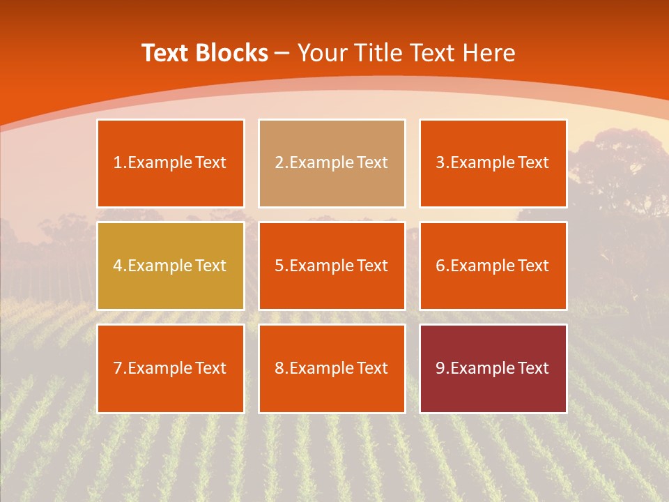 Colour Country Hills PowerPoint Template