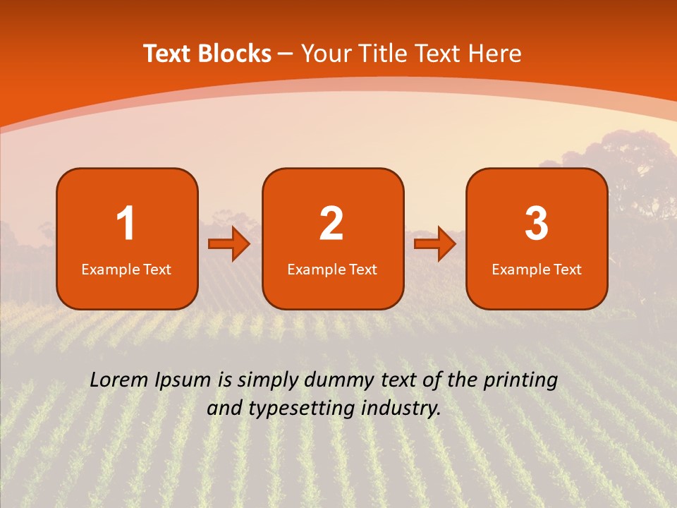 Colour Country Hills PowerPoint Template