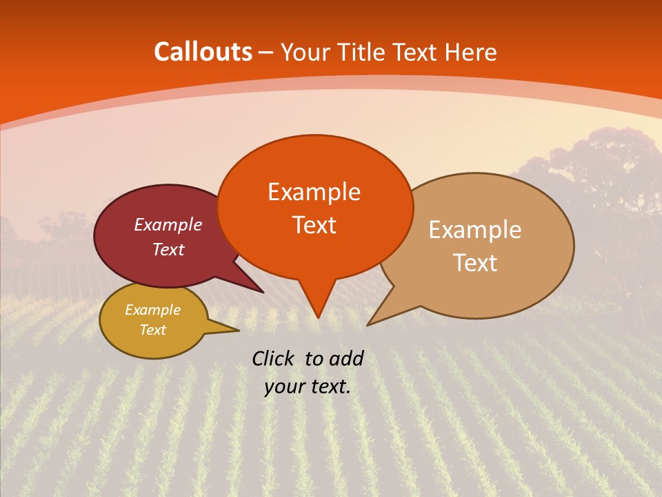 Colour Country Hills PowerPoint Template