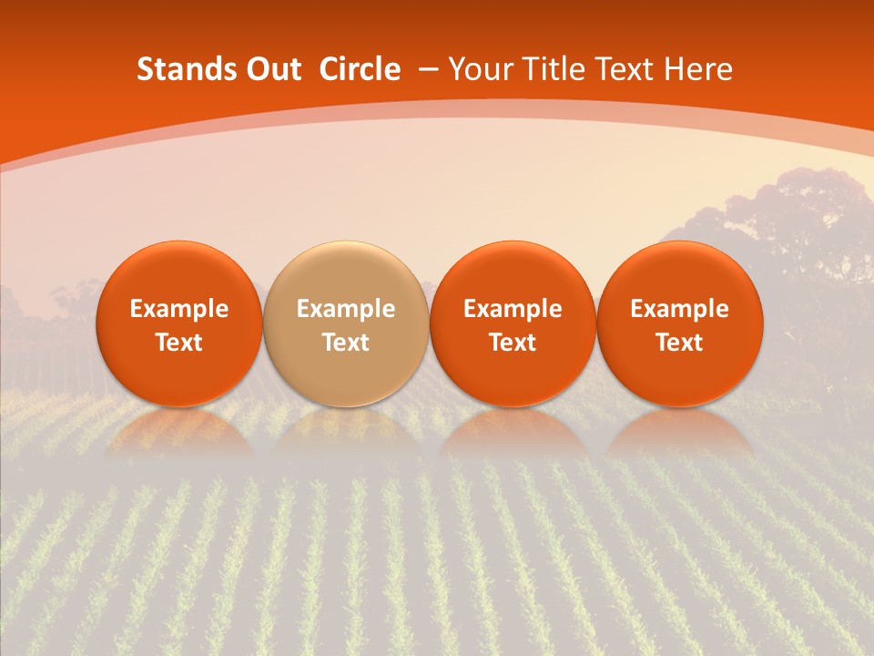 Colour Country Hills PowerPoint Template