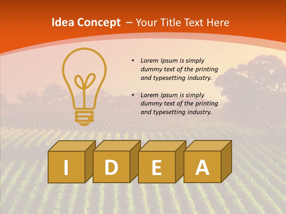 Colour Country Hills PowerPoint Template