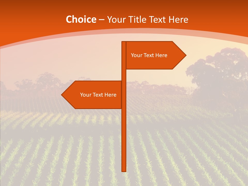 Colour Country Hills PowerPoint Template