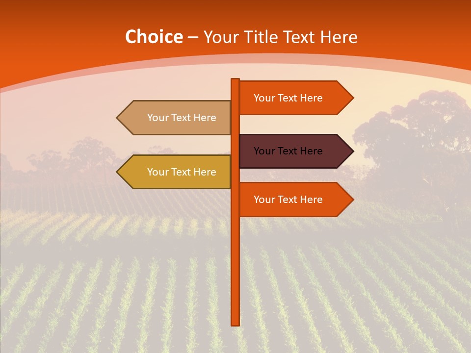 Colour Country Hills PowerPoint Template