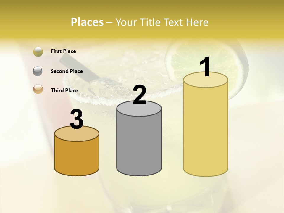 Quench Tequila Garnish PowerPoint Template