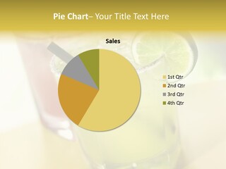 Quench Tequila Garnish PowerPoint Template