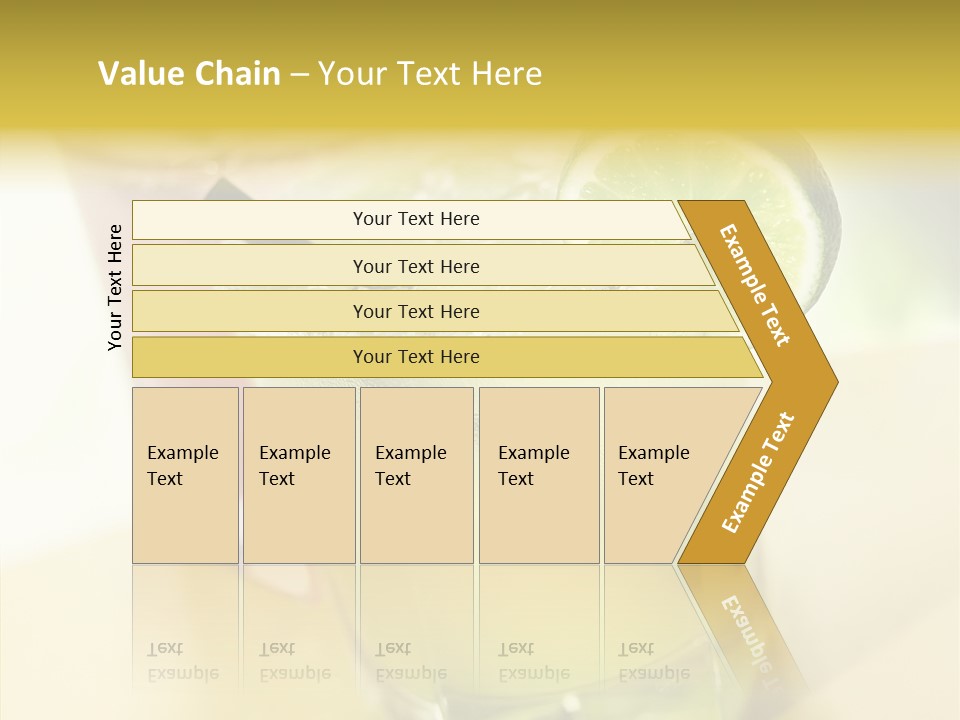 Quench Tequila Garnish PowerPoint Template