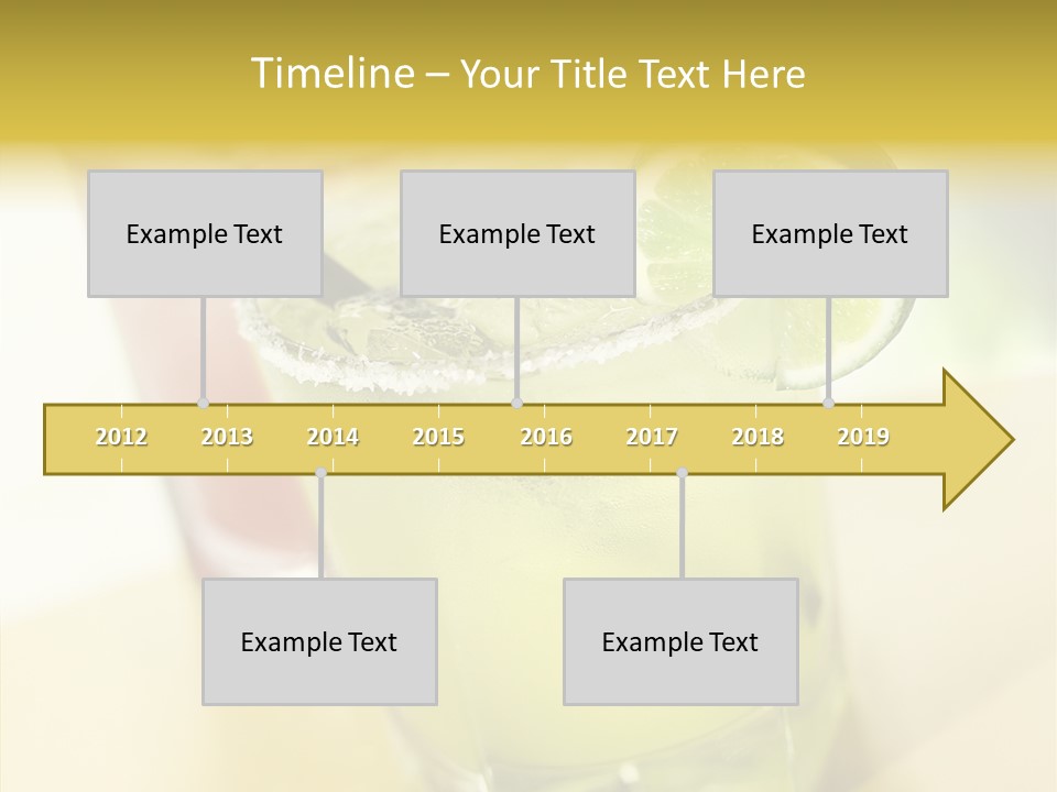 Quench Tequila Garnish PowerPoint Template