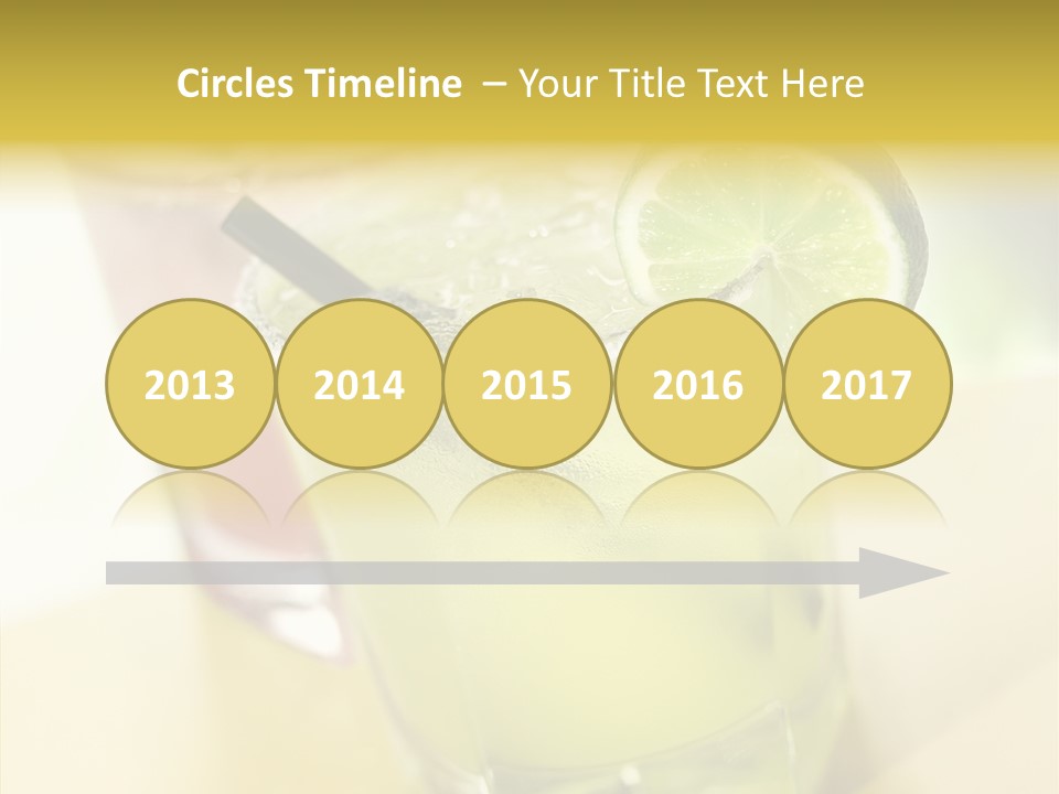 Quench Tequila Garnish PowerPoint Template