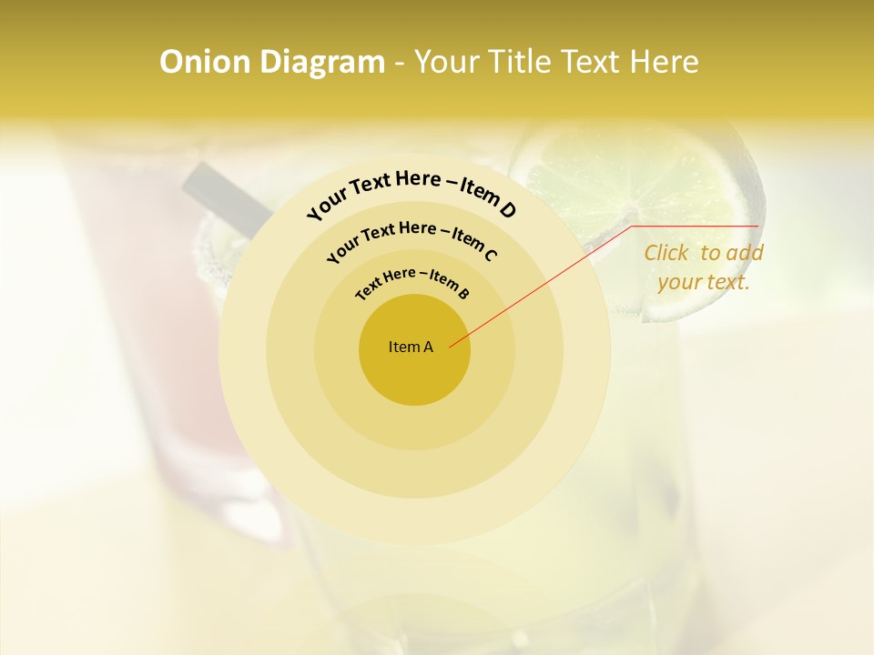 Quench Tequila Garnish PowerPoint Template