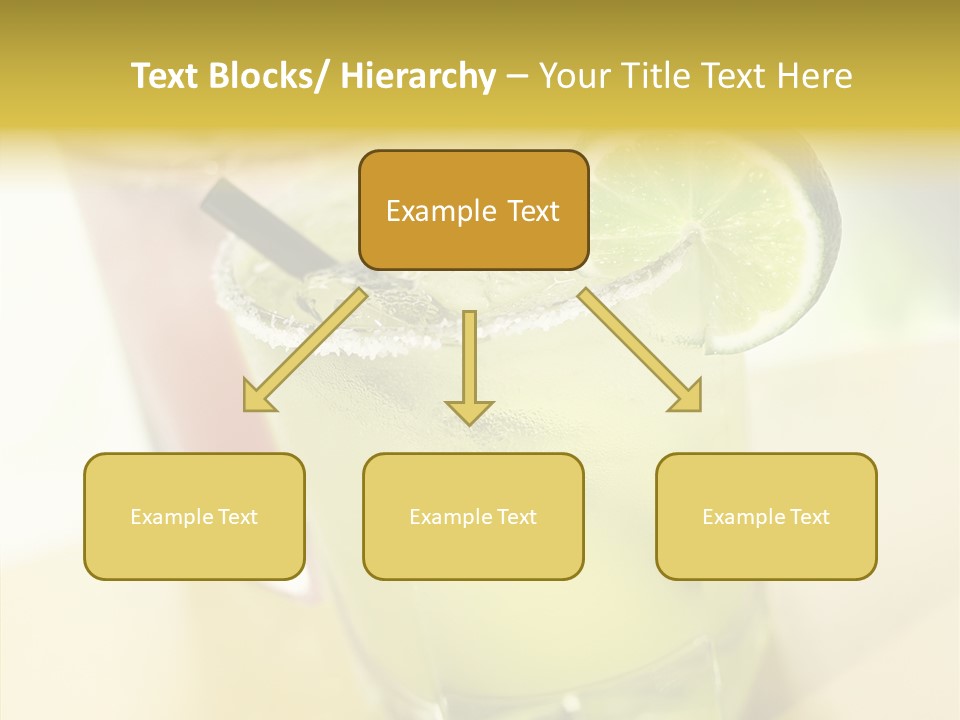 Quench Tequila Garnish PowerPoint Template