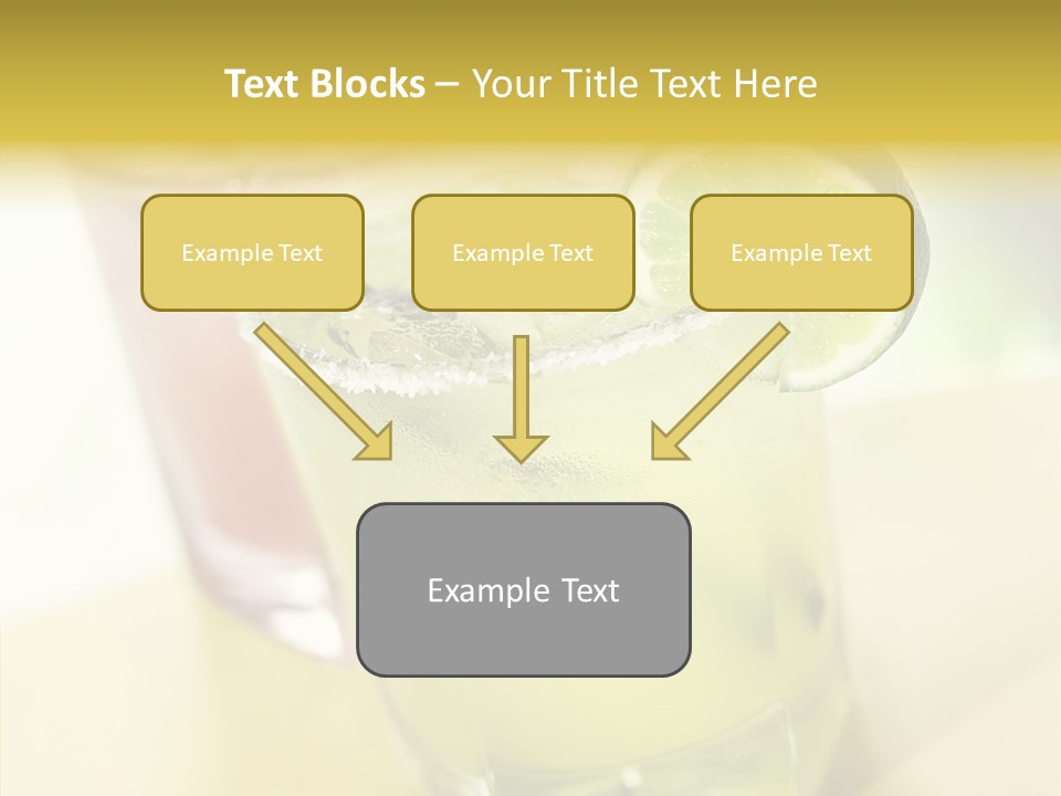 Quench Tequila Garnish PowerPoint Template