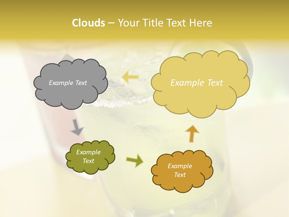 Quench Tequila Garnish PowerPoint Template