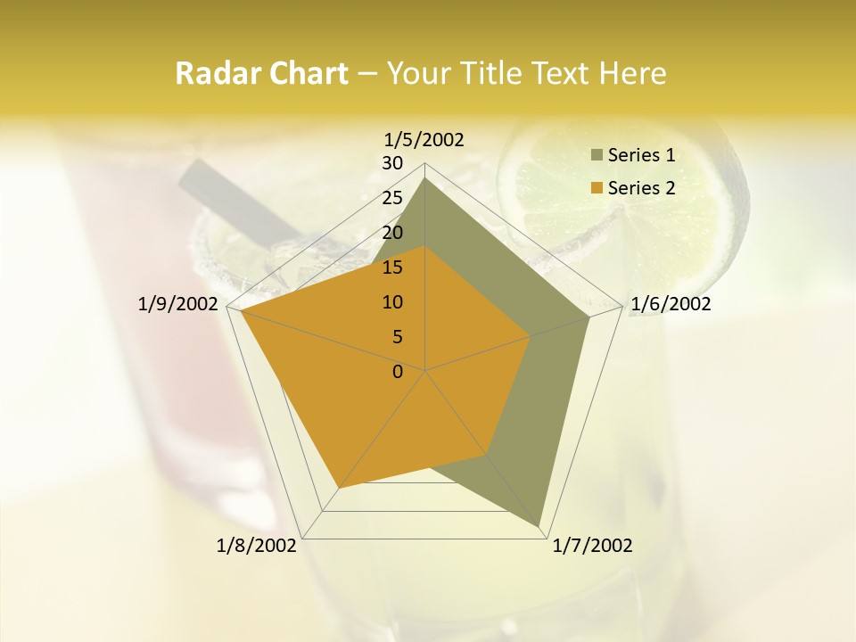 Quench Tequila Garnish PowerPoint Template