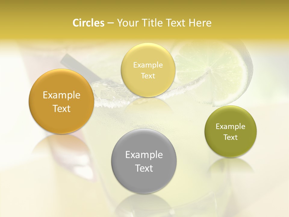 Quench Tequila Garnish PowerPoint Template