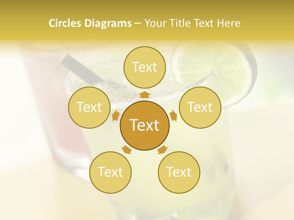 Quench Tequila Garnish PowerPoint Template