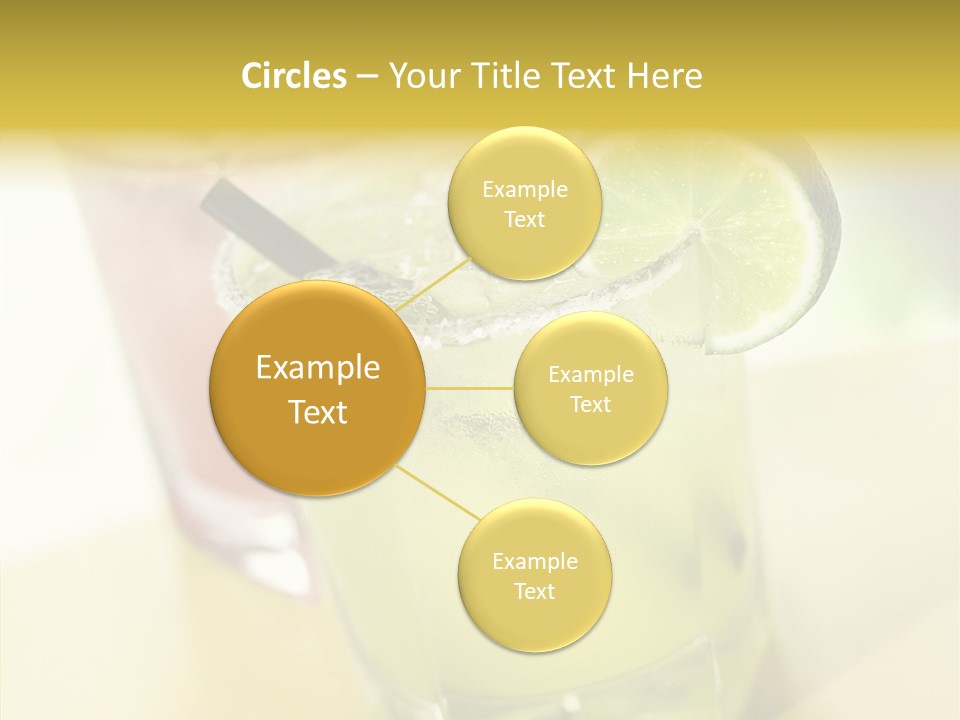 Quench Tequila Garnish PowerPoint Template