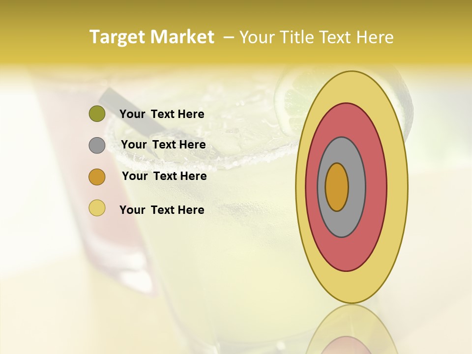 Quench Tequila Garnish PowerPoint Template