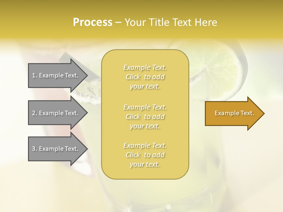 Quench Tequila Garnish PowerPoint Template