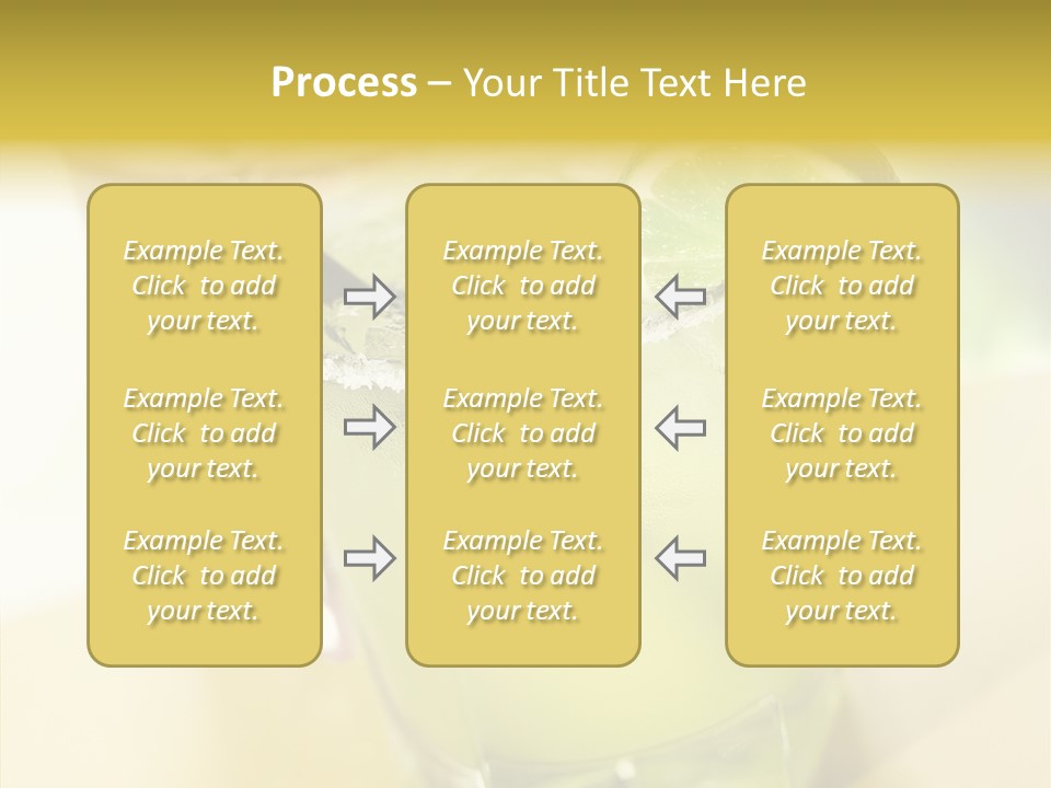 Quench Tequila Garnish PowerPoint Template